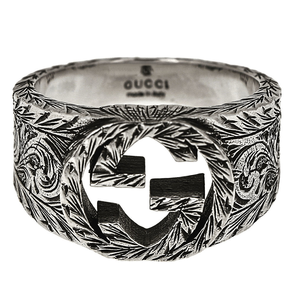 Gucci Ring Silver G Interlocking - image 1